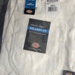 Men’s white painter pants. Size 34x34